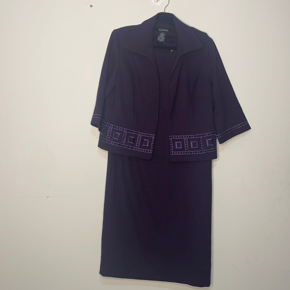 Kpetite Collection Purple short sleeved dress set​